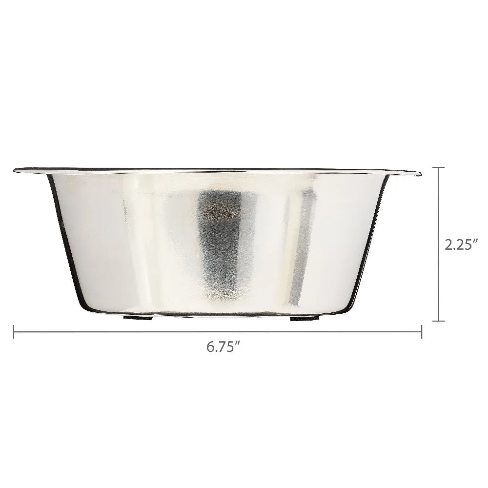Vibrant Life Stainless Steel Pet Bowl for Dogs and Cats