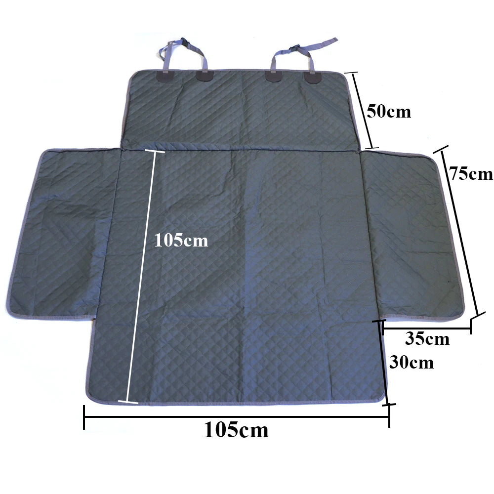 PETRAVEL Dog Car Seat Cover Waterproof Trunk Mat For Dogs