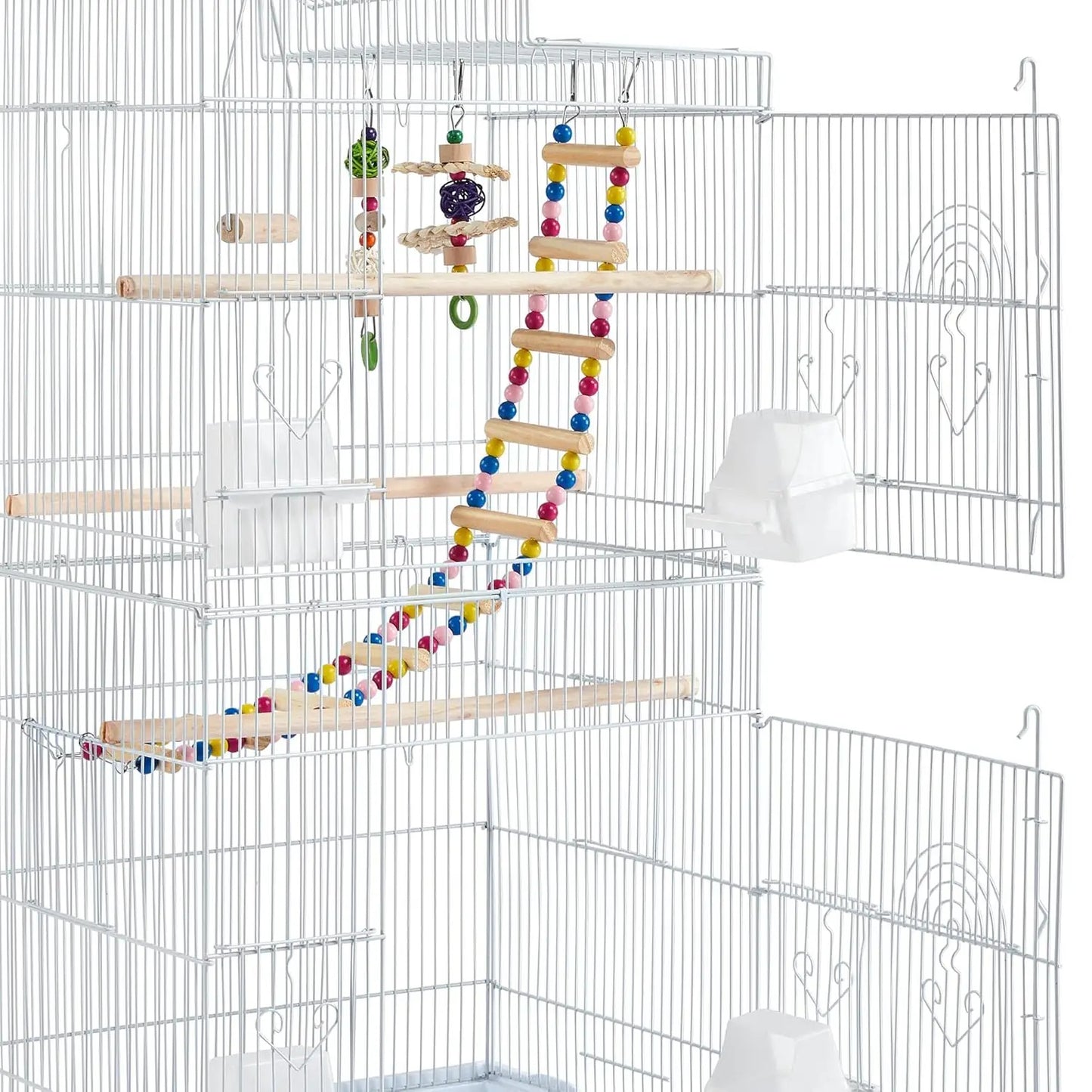 Roof Top Flight Bird Cage For Parakeets And Finches