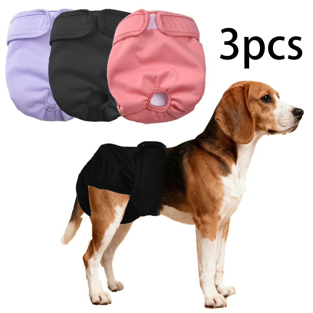 Reusable Female Dog Diapers for Small Medium Dogs and Cats