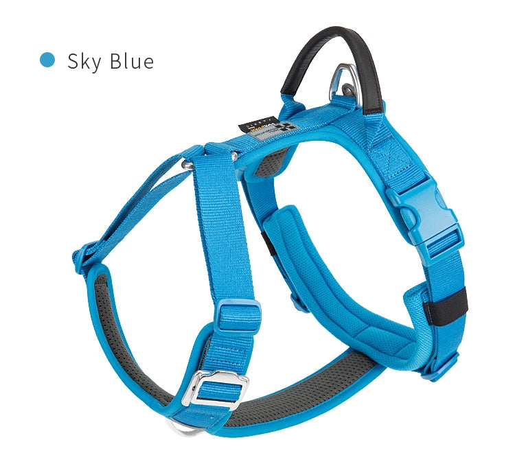 Small Combination Reflective No Pull Nylon Dog Harness