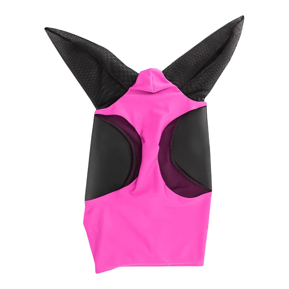 Anti Fly Stretchy Knitted Mesh Mask For Horse Ears Equestrian