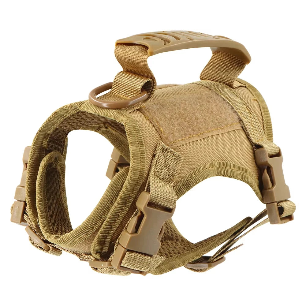 Cat Tactical Harness Durable Escape Proof Breathable Mesh Top Handle