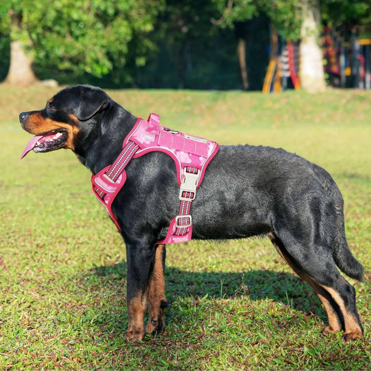 Heavy Duty Tactical Dog Harness For Large Dogs No-Pull Vest