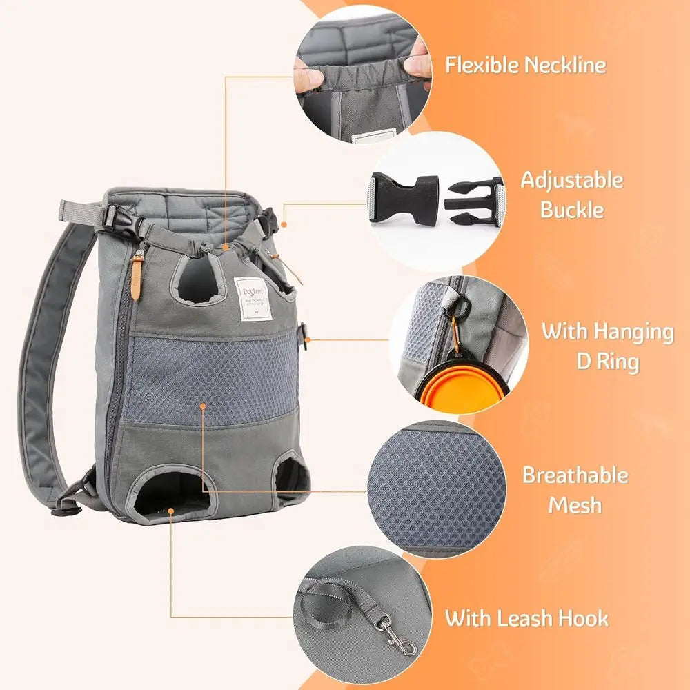 OVOZI Pawsome Pet Backpack Carrier For Dogs Airline Approved Travel