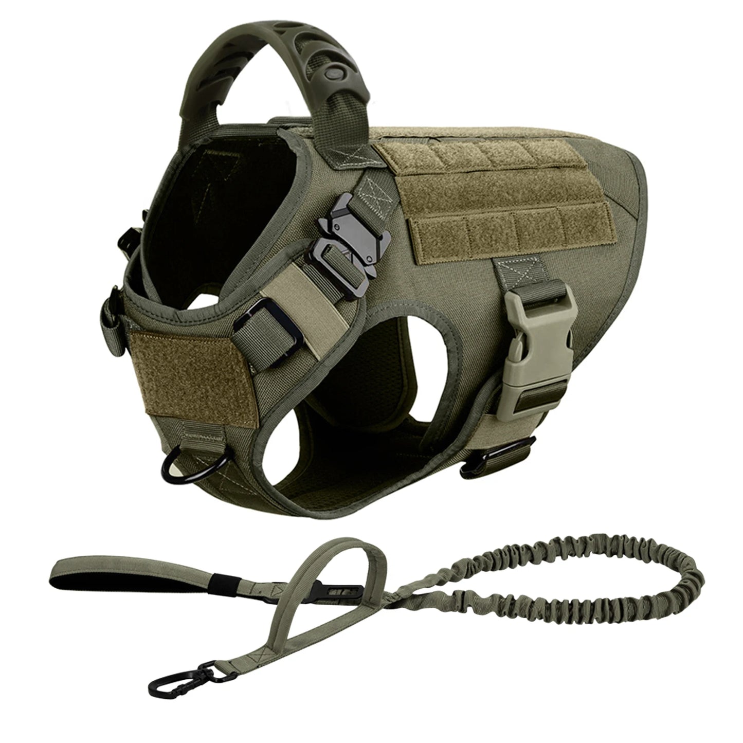 Dog Harness And Leash Set For German Shepherd And Malinois