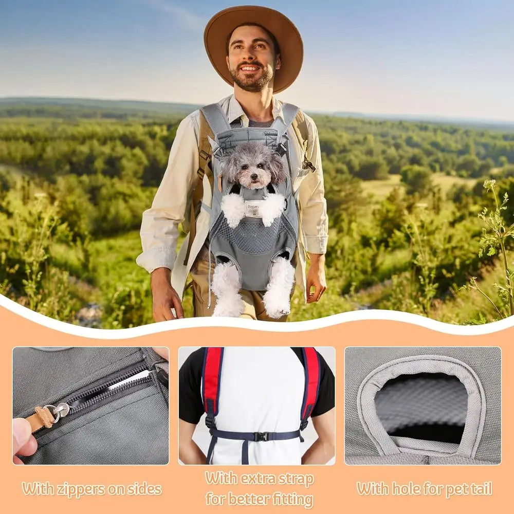 OVOZI Pawsome Pet Backpack Carrier For Dogs Airline Approved Travel