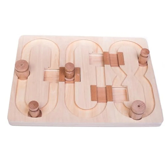 YAO HUI HUANG Agent 008 Interactive Wooden Puzzle Toy For Dogs Brain Game