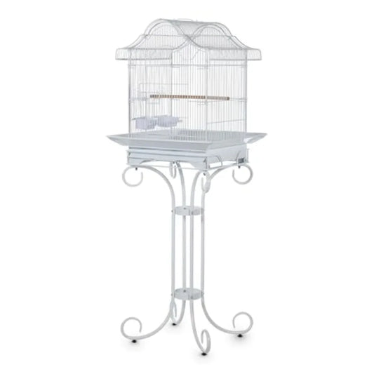 Decorative Iron Bird Cage With Stand For Parrots And Budgies