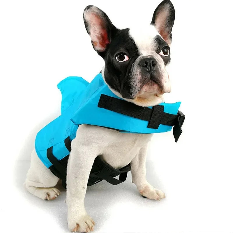 Dog Life Vest Adjustable Buoyancy Swimming Jacket For Pets