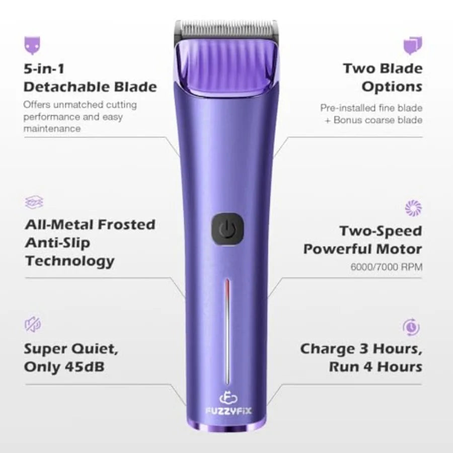 Professional Dog Grooming Clipper With Replacement 5in1 A5 Blade Kit