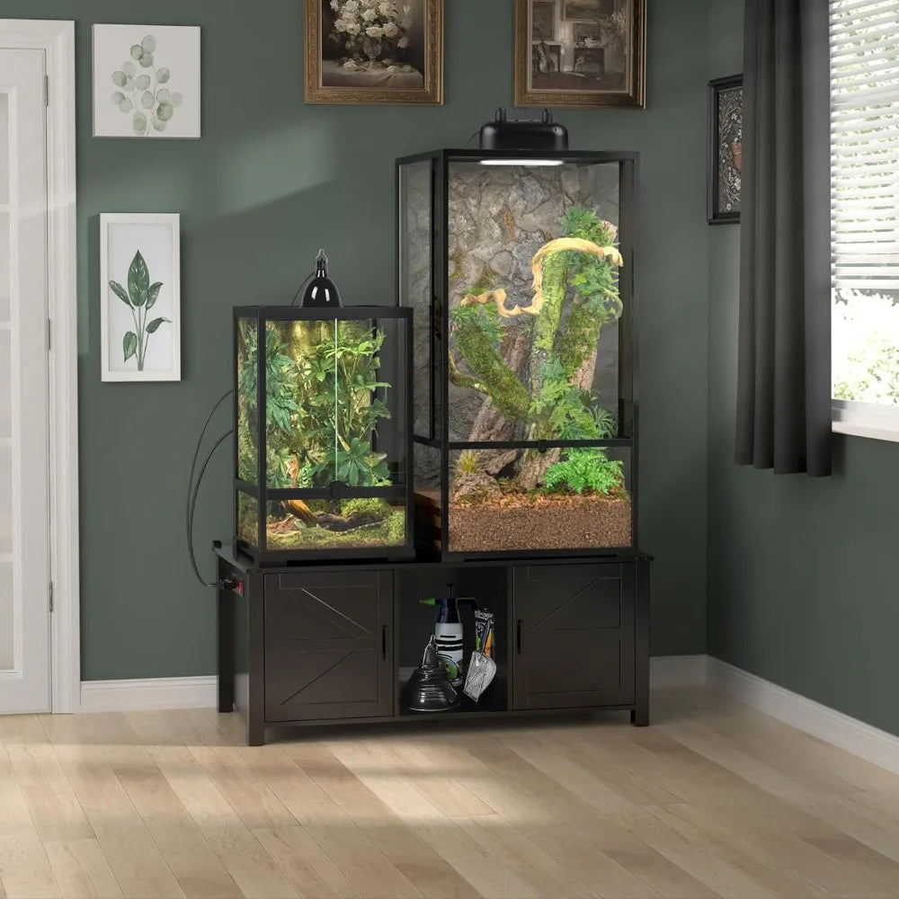 P P Reptile Tank Stand For Tall And Stacked Terrariums