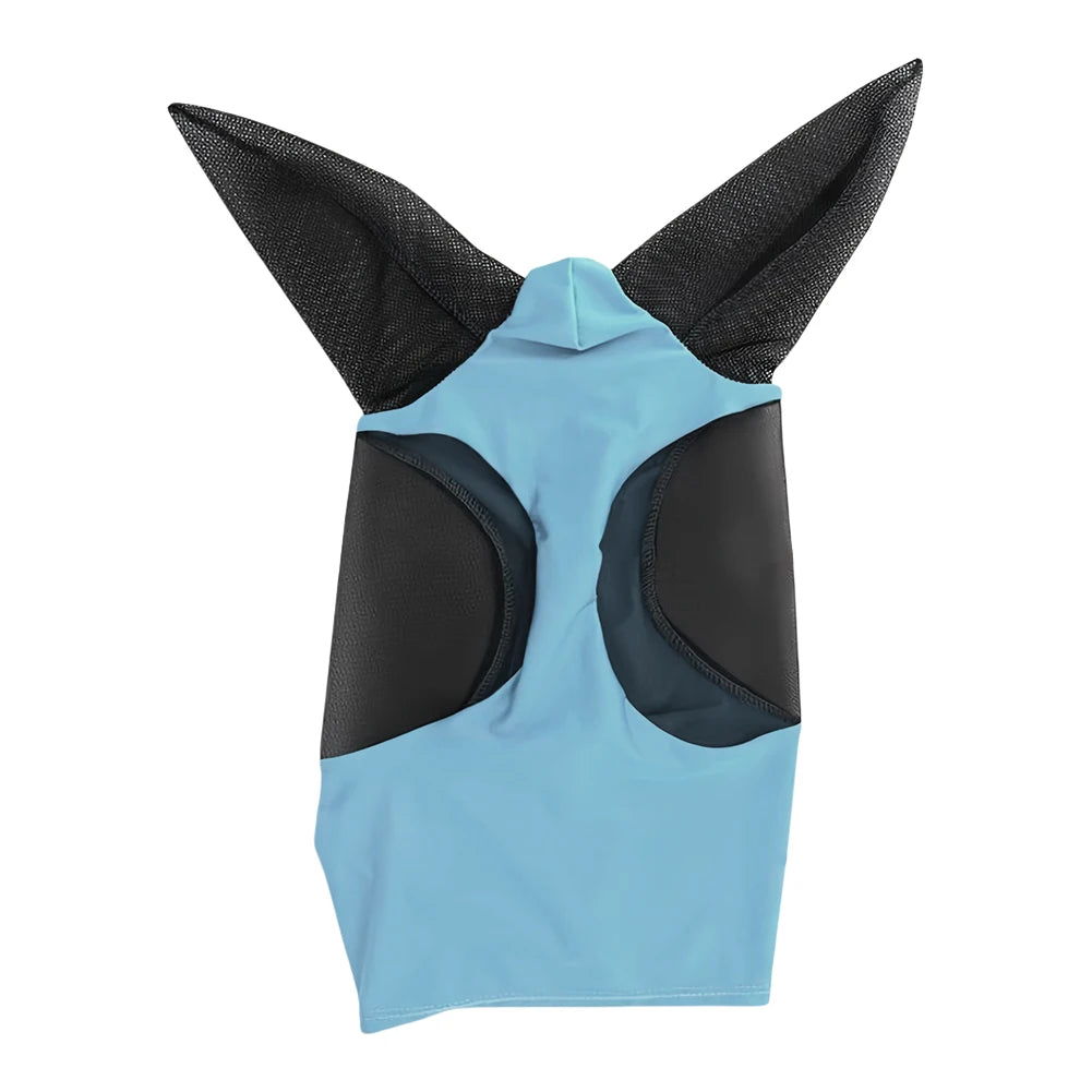 Anti Fly Stretchy Knitted Mesh Mask For Horse Ears Equestrian