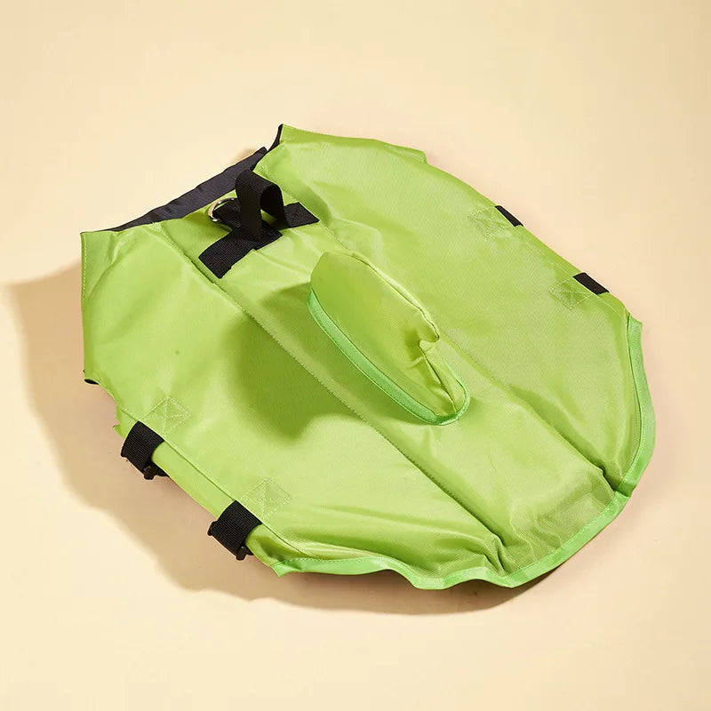 Dog Life Vest Adjustable Buoyancy Swimming Jacket For Pets