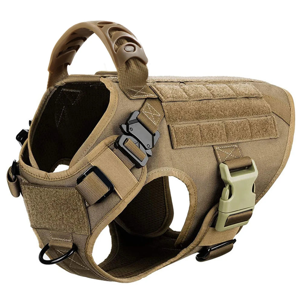 Dog Harness And Leash Set For German Shepherd And Malinois