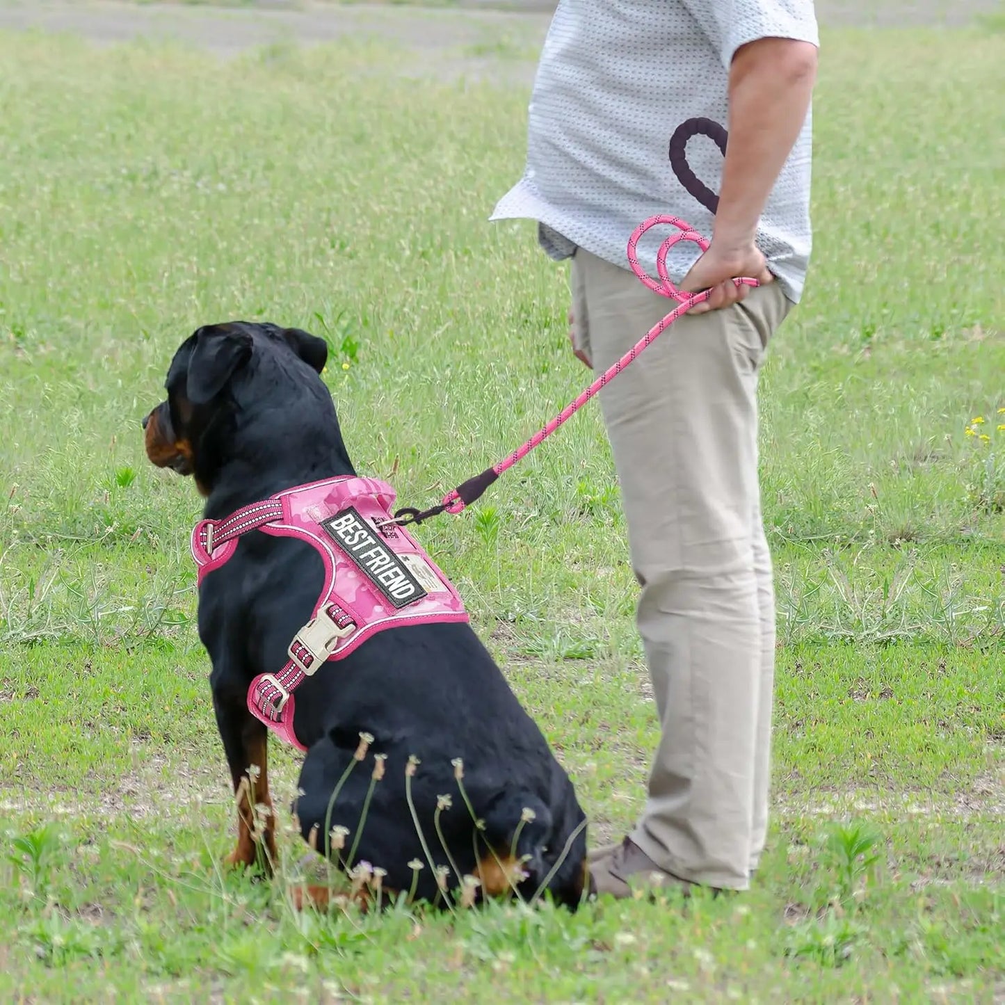Heavy Duty Tactical Dog Harness For Large Dogs No-Pull Vest