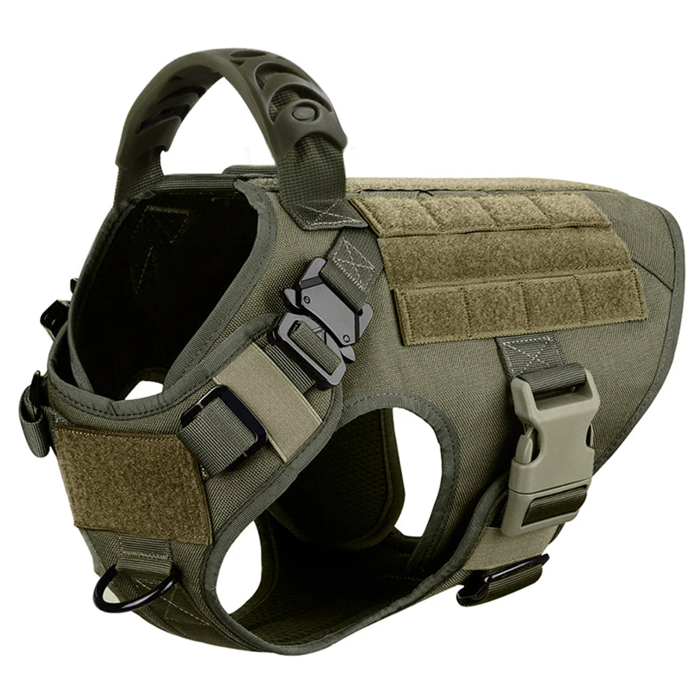 Dog Harness And Leash Set For German Shepherd And Malinois