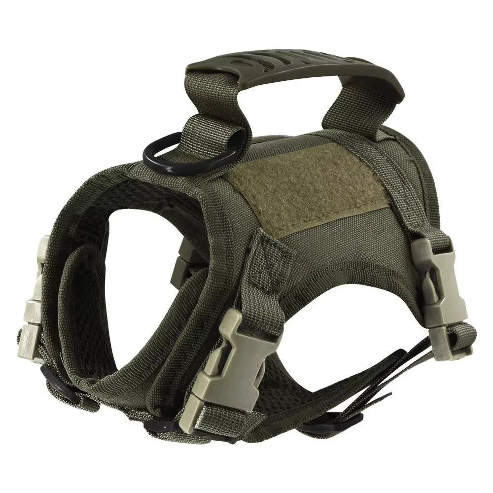 Cat Tactical Harness Durable Escape Proof Breathable Mesh Top Handle
