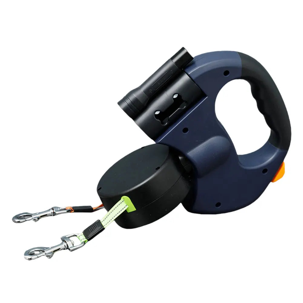 Alloet Double Headed LED Dog Leash With Traction Rope