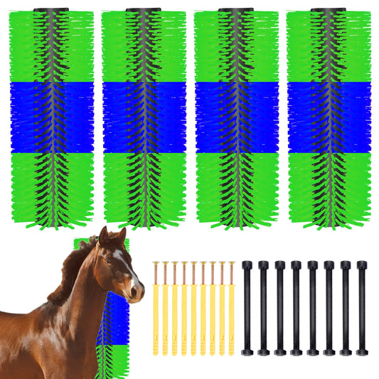 Flexible Heavy Duty Livestock Scratching Brush For Horses And Goats