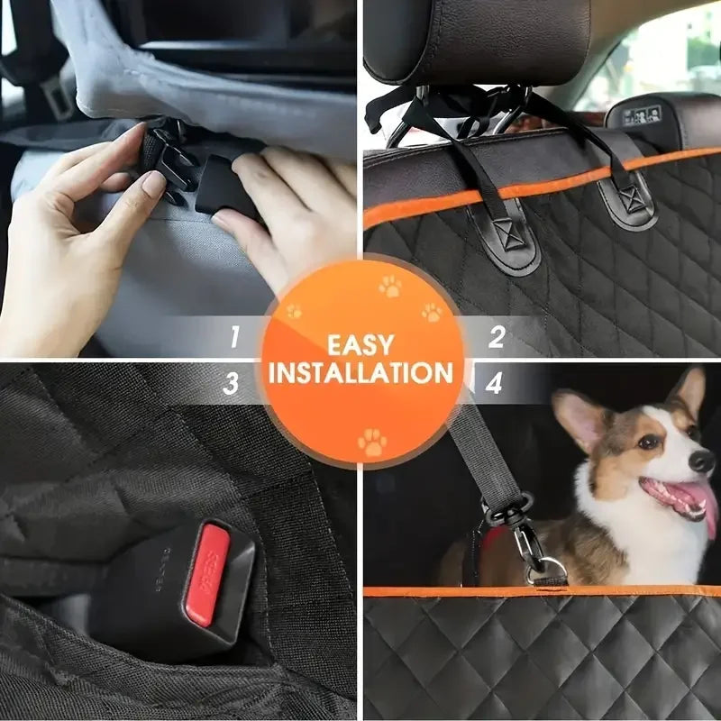 Universal Dog Car Seat Cover Waterproof Hammock Nonslip Protector