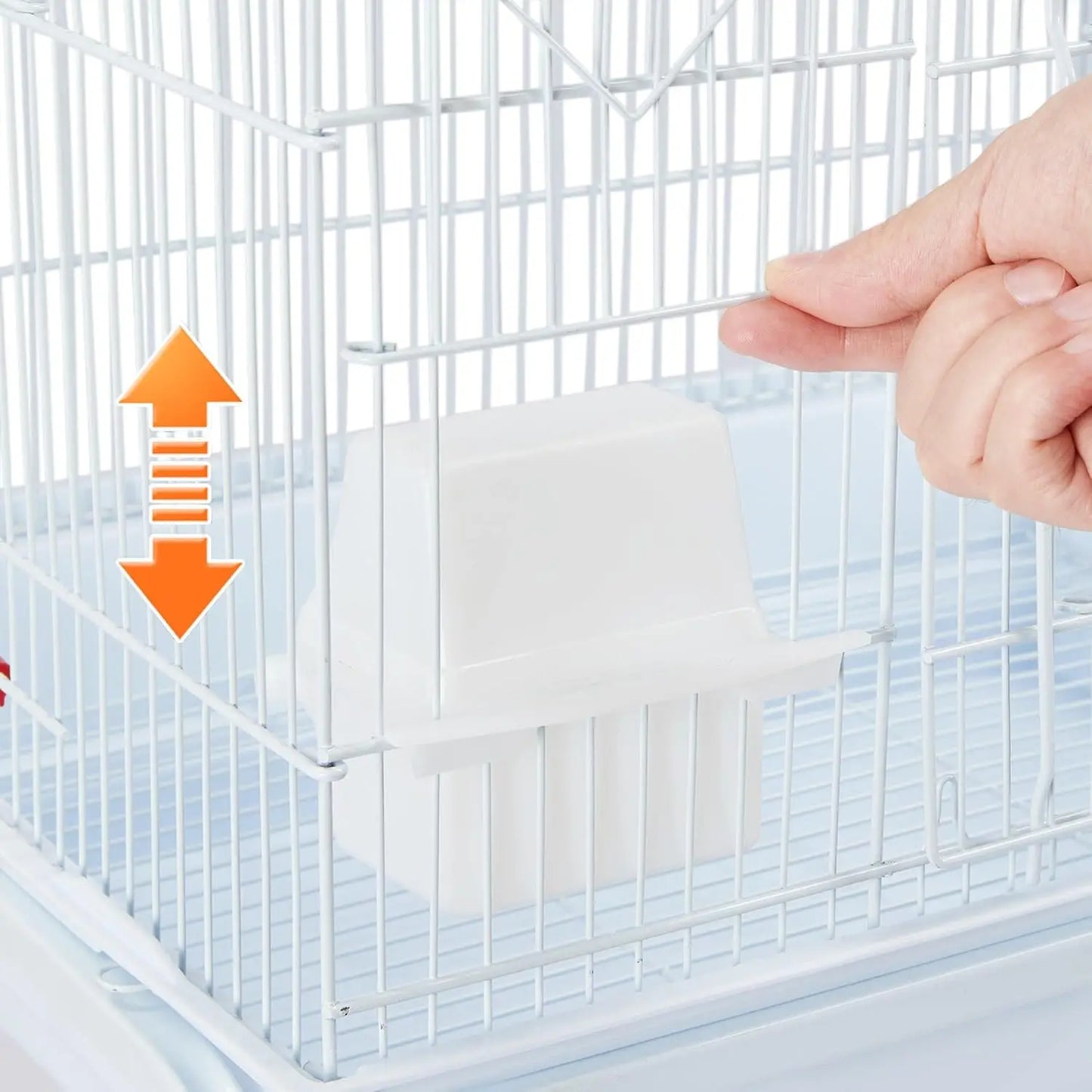 Roof Top Flight Bird Cage For Parakeets And Finches