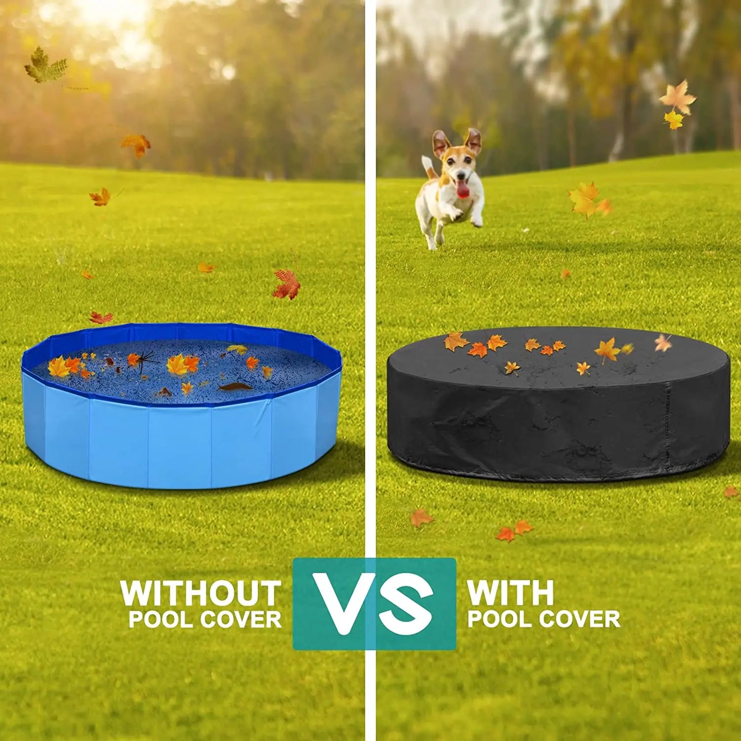 PETRAVELCN Foldable Dog Pool for Pets Bathing and Poolside Use