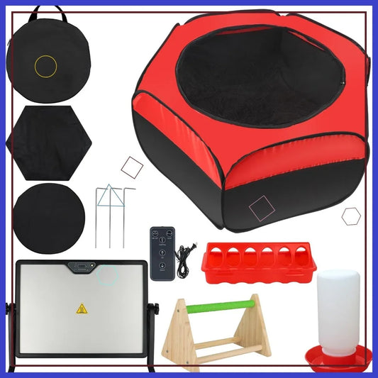 All In One Chicken Brooder With Heating Plate Feeder Waterer