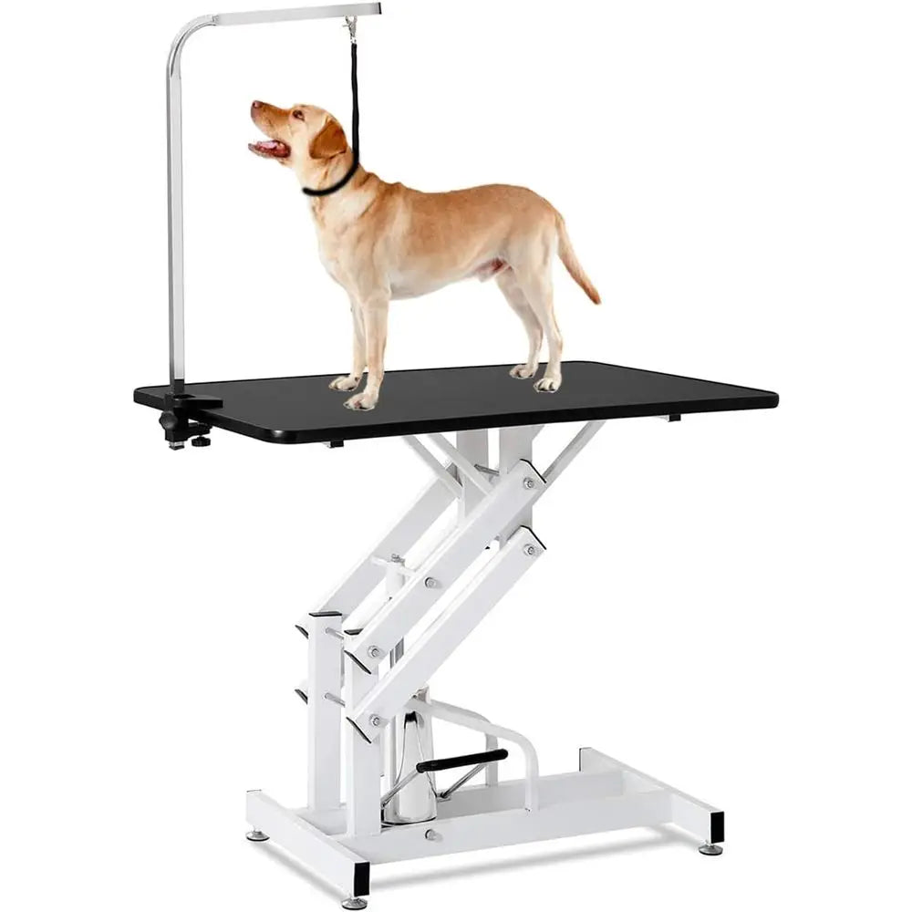 Hydraulic Dog Grooming Table Heavy Duty With Adjustable Overarm Noose
