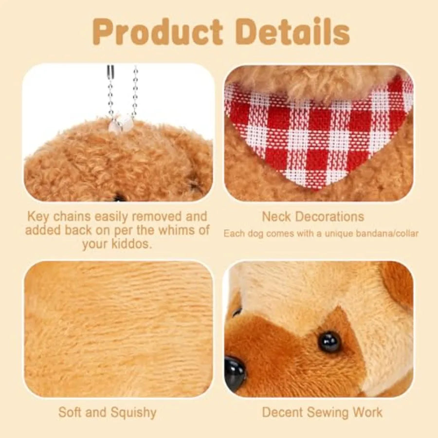Adopt A Puppy Plush Dog Easter Party Favors Bulk Pack