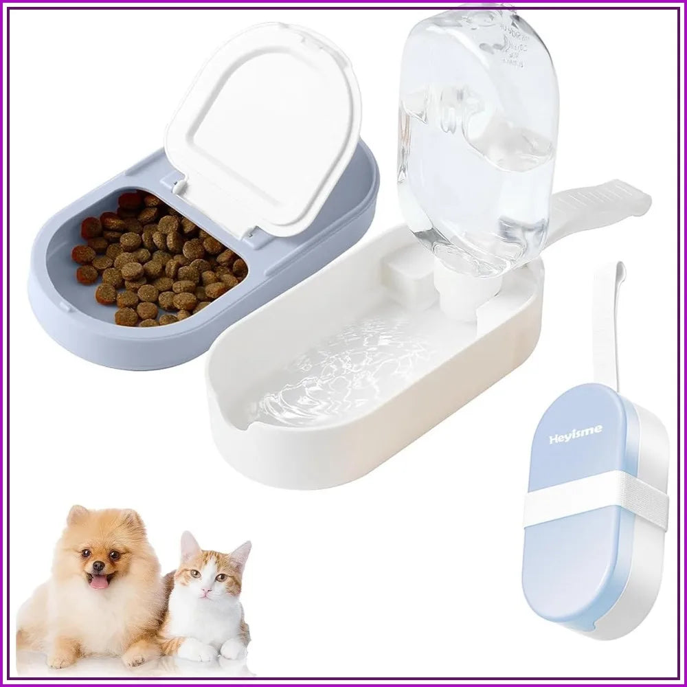 Dog Bowl and Water Bottle 2In1 for Travel and Hiking