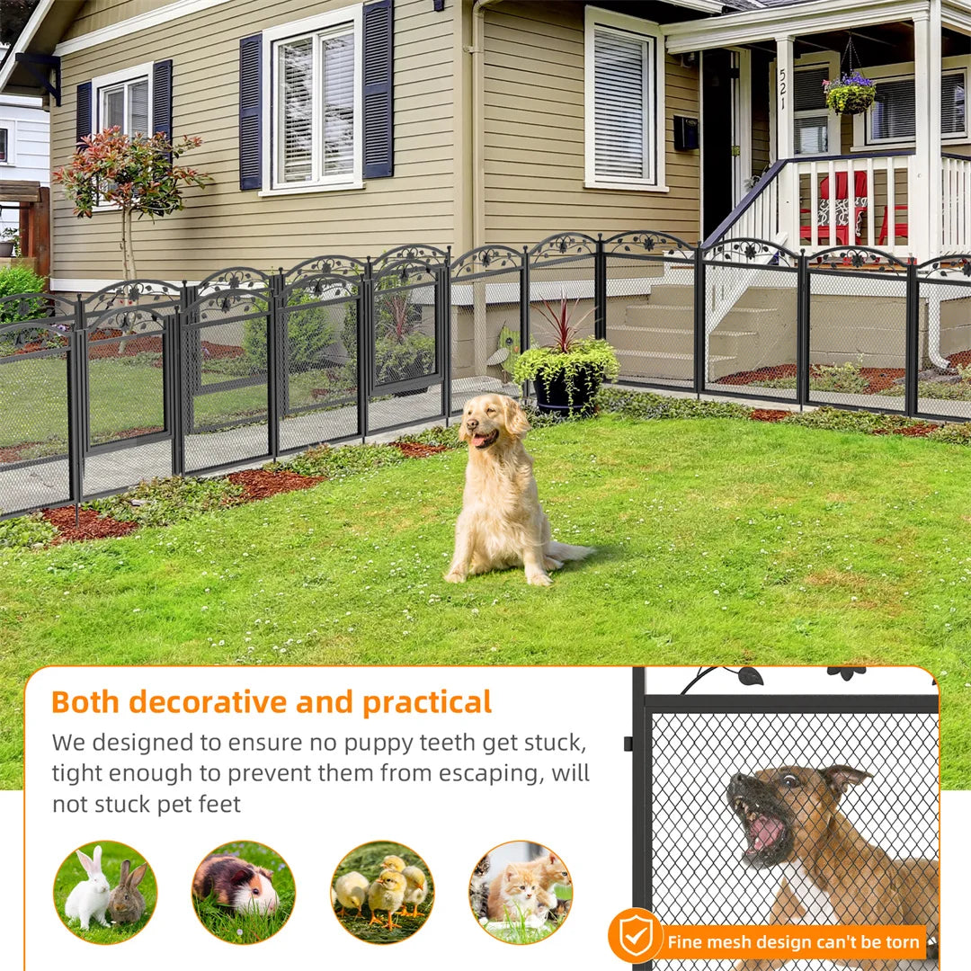 BINGOPAW 8 Panel DIY Heavy Duty Dog Playpen For Outdoor And Indoor Training