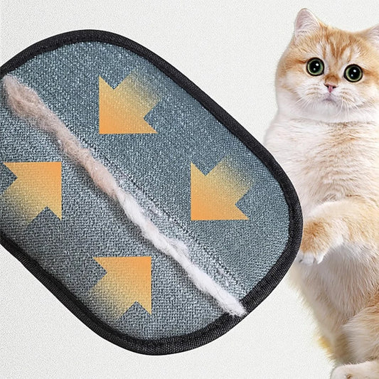NONECN Double Sided Pet Hair Removal Gloves Dogs Cats Furniture