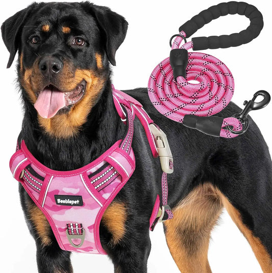 Heavy Duty Tactical Dog Harness For Large Dogs No-Pull Vest