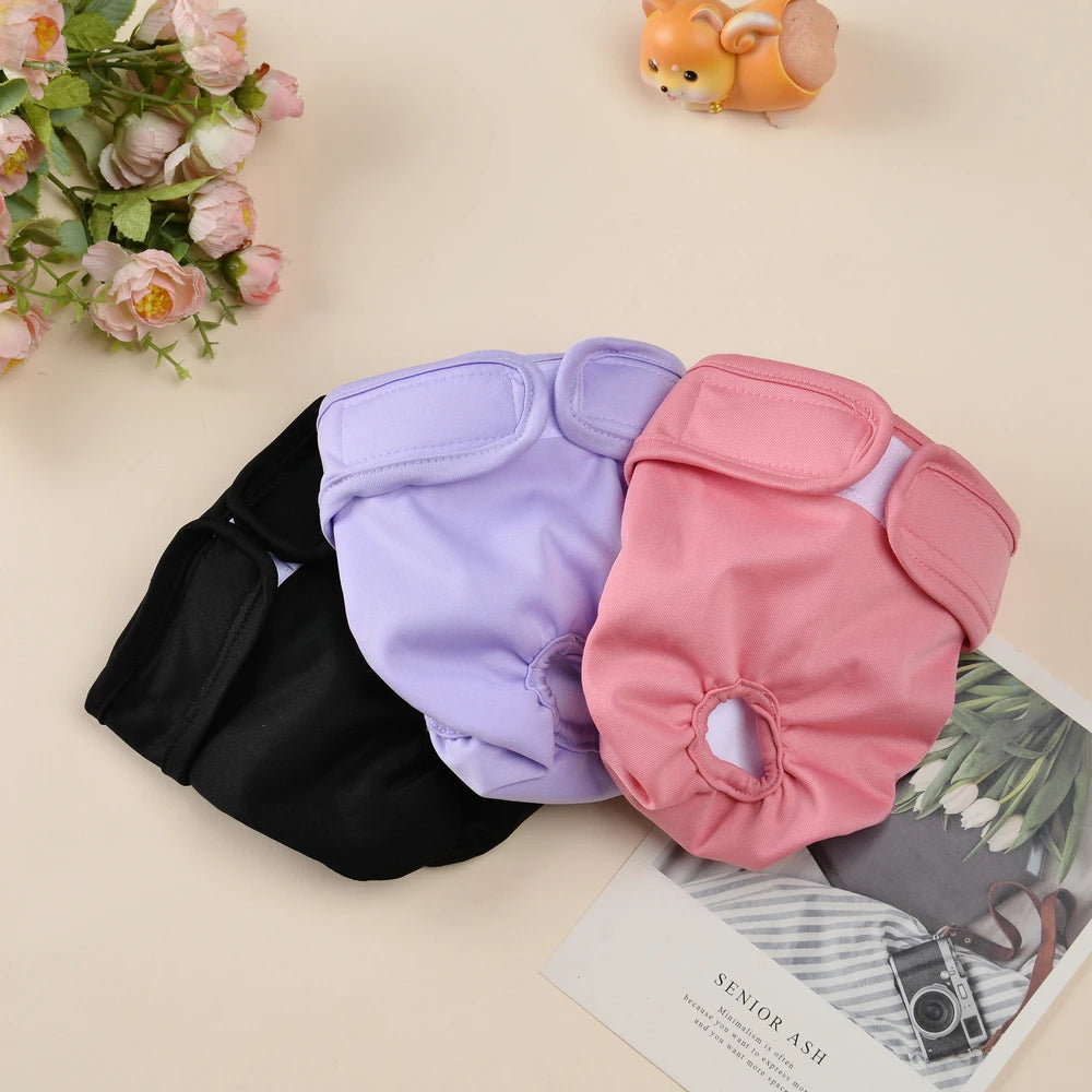Reusable Female Dog Diapers for Small Medium Dogs and Cats
