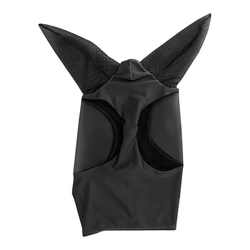 Anti Fly Stretchy Knitted Mesh Mask For Horse Ears Equestrian