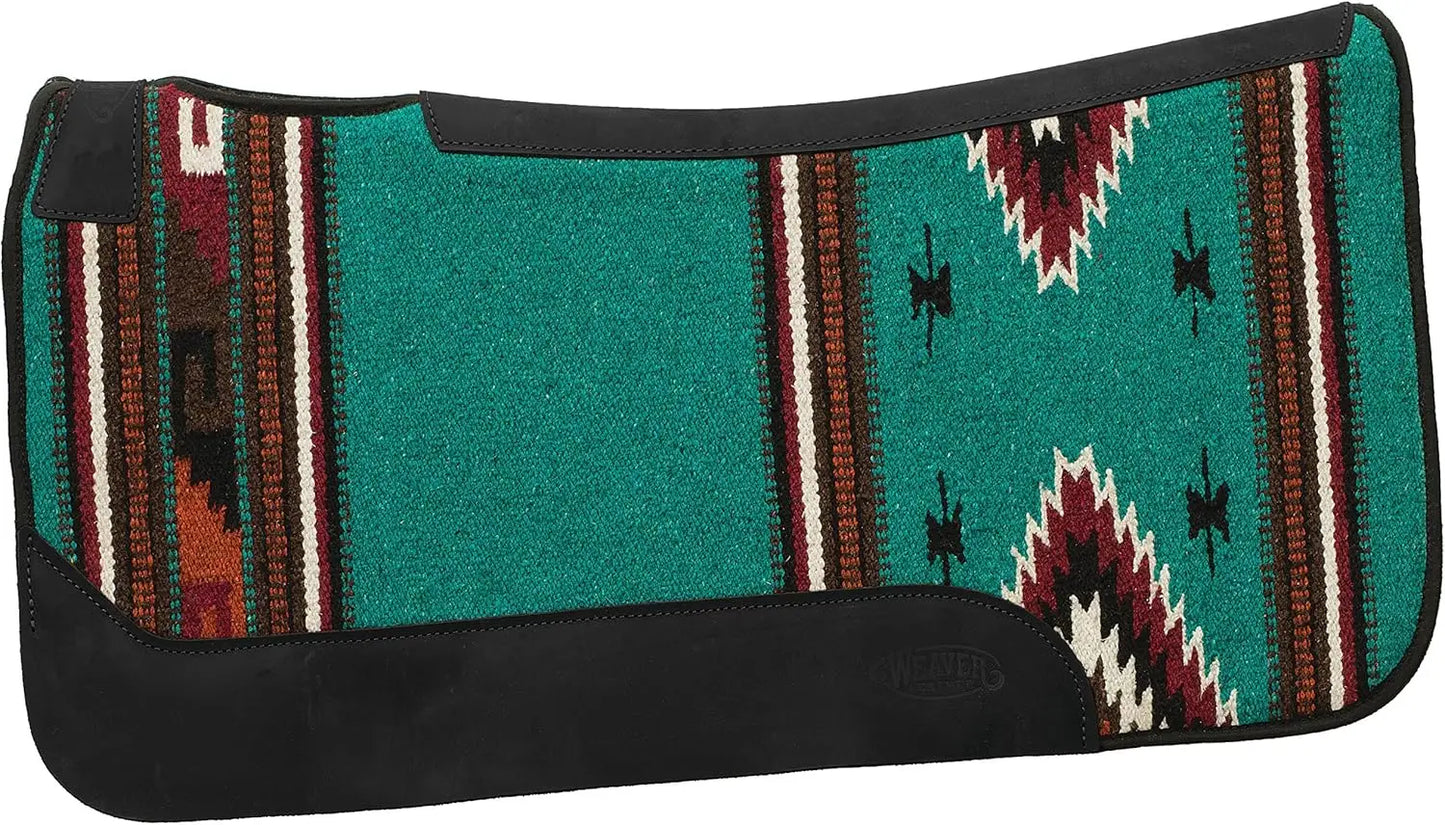 Contoured Wool Blend Felt Horse Saddle Pad For Shock Absorption
